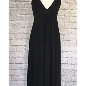 Cynthia Rowely Black Hi Low Jersey Dress M